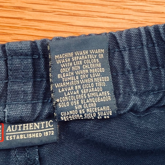 Boys size 10-12 Faded Glory navy pants with elastic waist - Picture 4 of 8